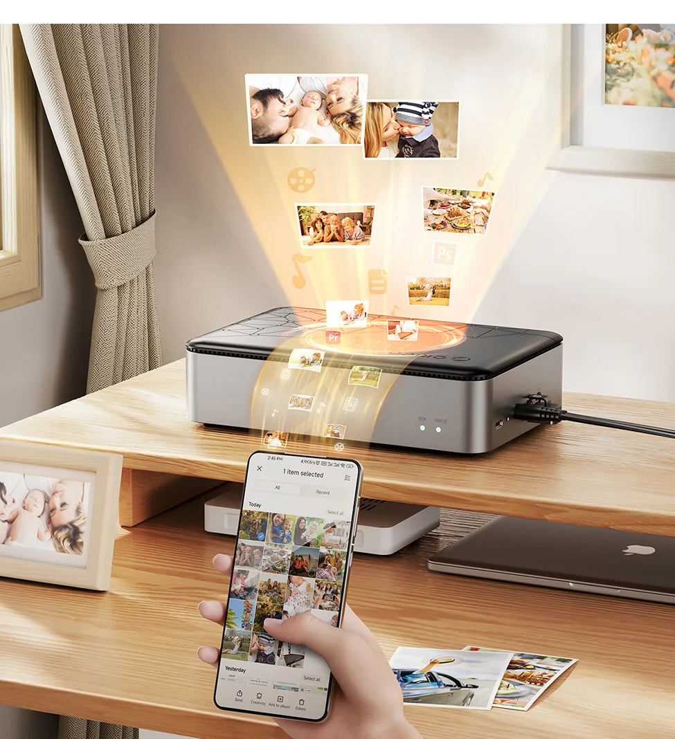 ORICO Private Cloud Nas Network Storage Server Personal Home Automatic Backup 2.5/3.5"SATA HDD Case External Hard Disk Enclosure