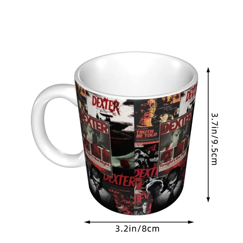 Customized Dexter Morgan Mugs DIY Movie Ceramic Milk Tea Coffee Cup