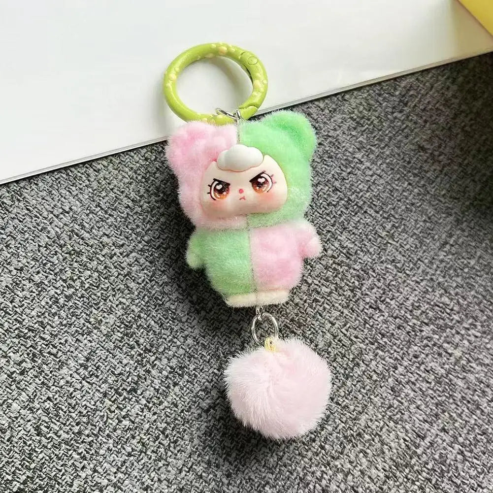 Creative Cartoon Keychain Cute Doll Gift Diy Pendant Accessories Decoration Kawaii Mobile Phone Bag Pendant Backpack Decor
