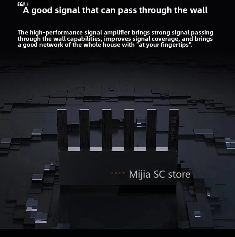 Xiaomi Mijia Router BE6500 WiFi 7 6500M Full 2.5G Network Port 4-core Qualcomm Processor loT Smart Linkage Network Security Home