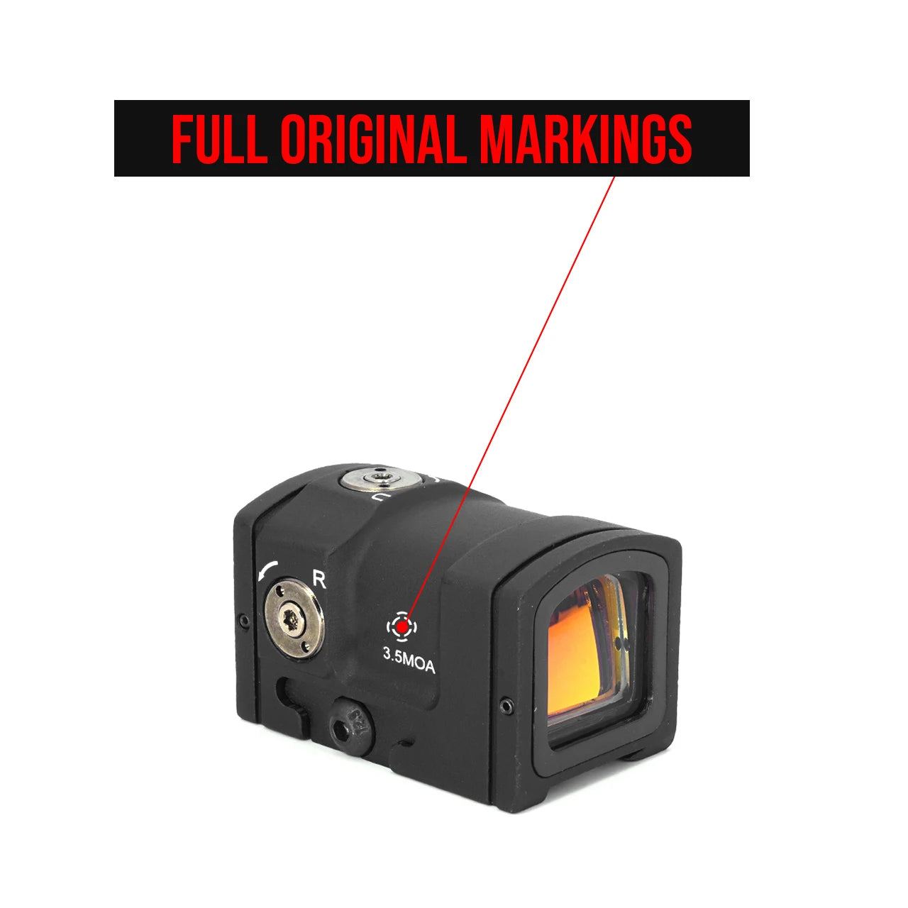 Tactical 3.5MOA Enclosed Red Dot Reflex Sight