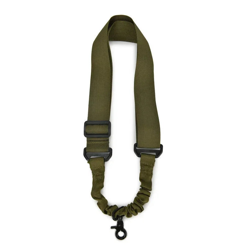 Tactical 1 One Single Point Bungee Rifle Gun Sling Strap Airsoft Military Hunting Universal Strap Heavy Duty Rifle Accessories