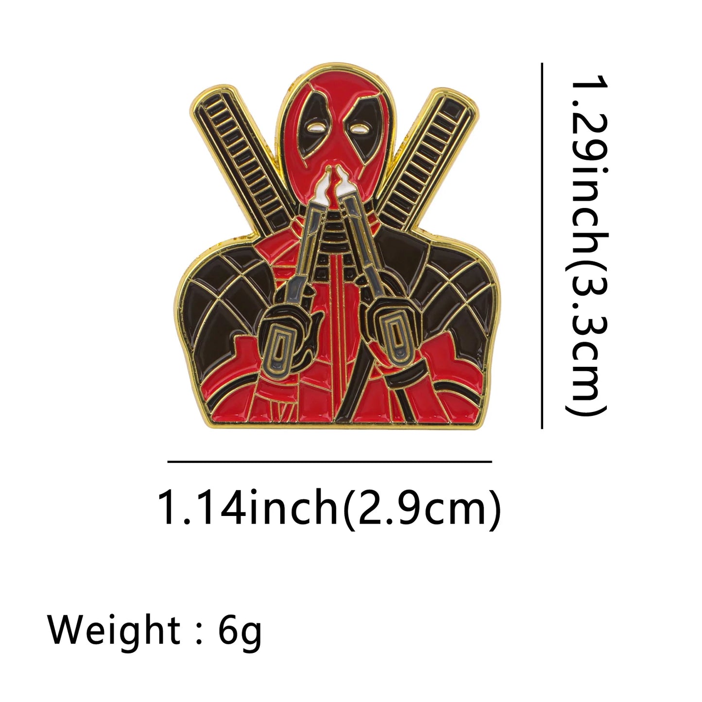 Cartoon Stitch Pin Movie Deadpool Hero Brooches for Women Men Lapel Pins Badges Clothes Accessories Cosplay Jewelry Fans Gifts