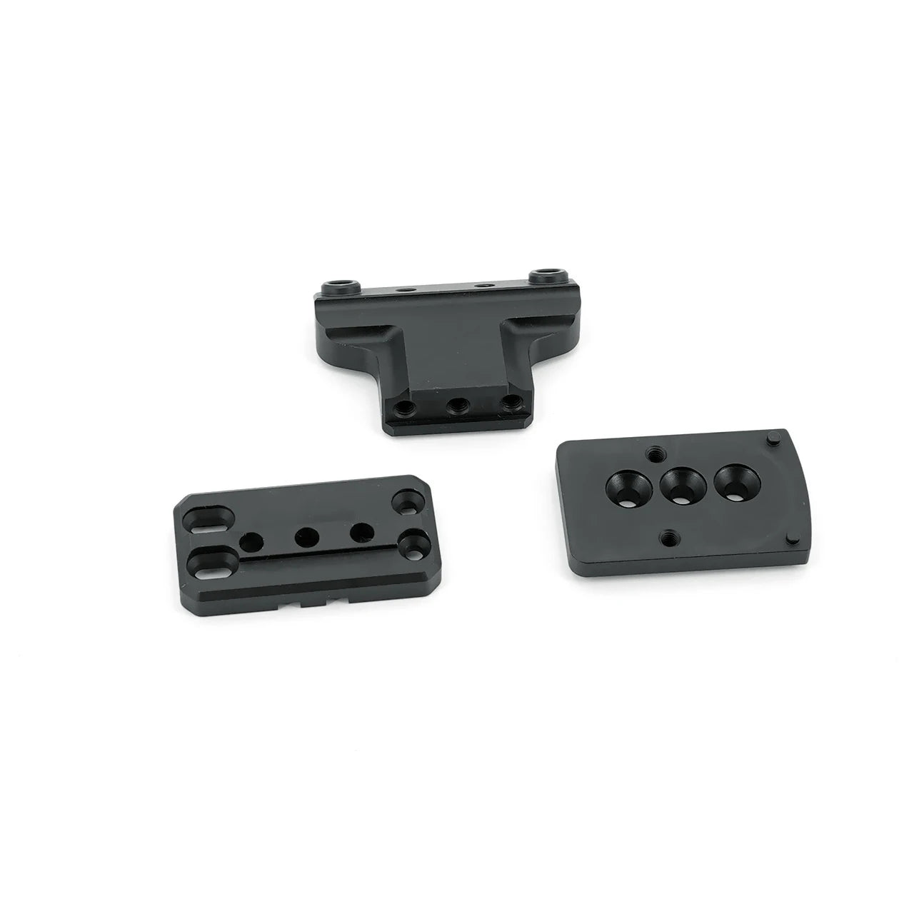 Tactical Fast  LPVO Scope Mount 30mm Tube With Offset Mount Plate For Red Dot Sight ,FDE And Black Color