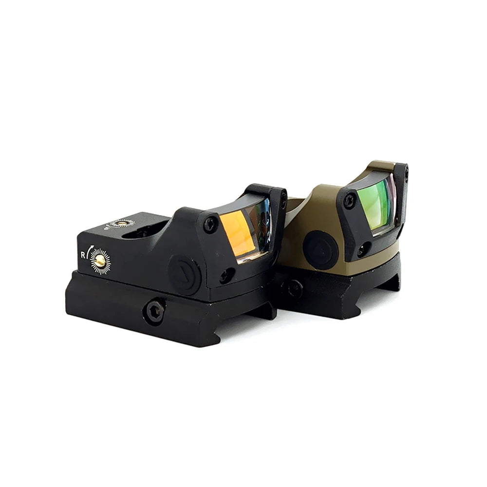 M1 Open 3MOA Green Or Red Dots Sight With Full Original Marking Tactical Airsoft Optics With 20mm Rail And universal mount