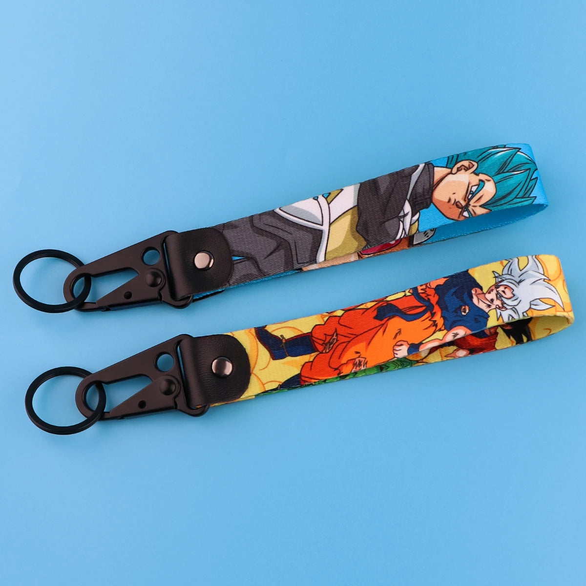 Anime Keychain For Car Motorcycle Cool Boy Short Lanyard Wrist Strap Key Holder Cosplay Accessories Toys Gifts