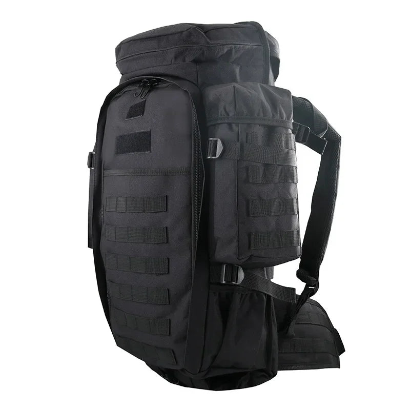 Tactical Backpacks Large Capacity 70L Assault Bags Molle Outdoor Pack for Trekking Camping Hunting Hiking Gun Bag