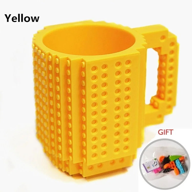 Creative Build-on Brick Mug Cups Building Blocks Design Birthday Gifts Personalized Decorations