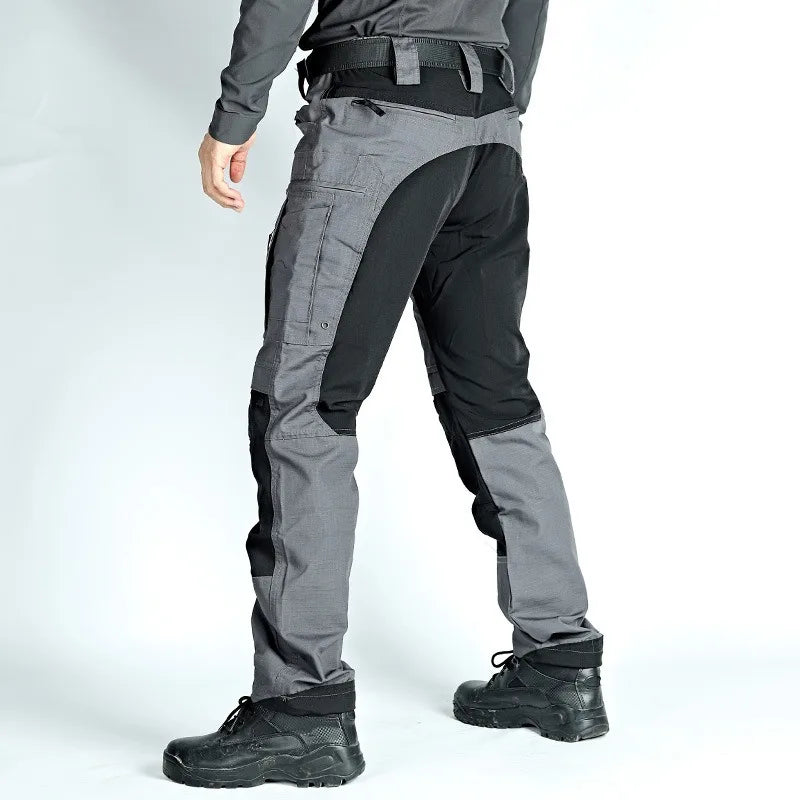Tactical Pants Men's Spring And Autumn Combat Pants Outdoor Trous ers Loose Wear-resistant Overalls