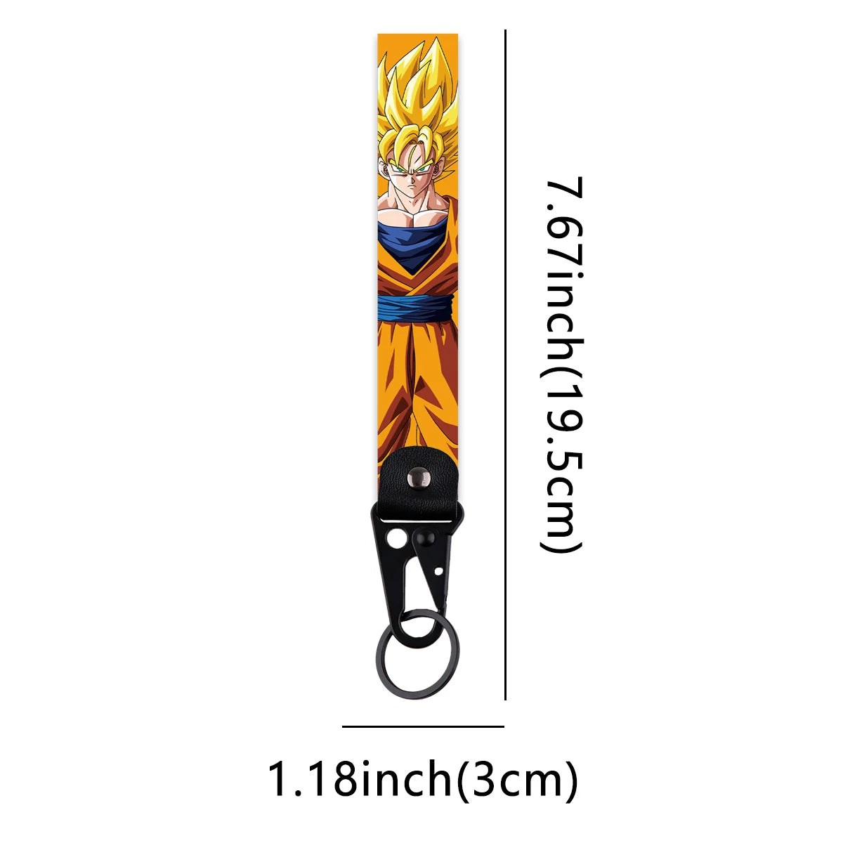 Anime Keychain For Car Motorcycle Cool Boy Short Lanyard Wrist Strap Key Holder Cosplay Accessories Toys Gifts