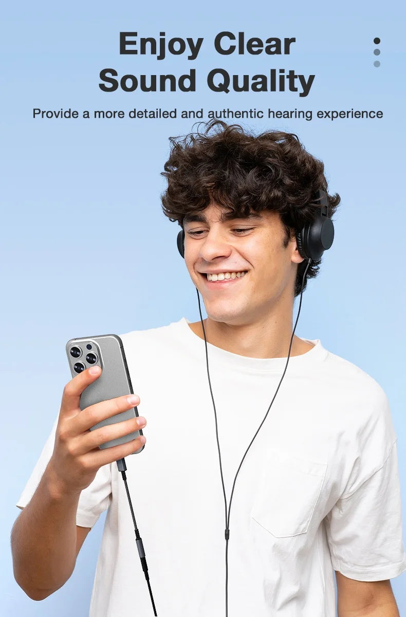 Type C to 3.5mm Audio Jack Adapter USB C to 3.5mm Headset/Microphone USB C to 3.5 Jack Adapter External Stereo Sound Card For PC