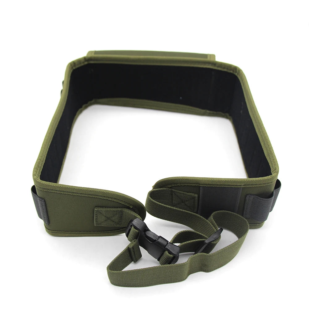 Tactical Bandolier Belt Shotgun Rifle 12 Gauge Cartridge Holder Bandolier Hold 30 Shells with Pocket & Quick Release Buckle