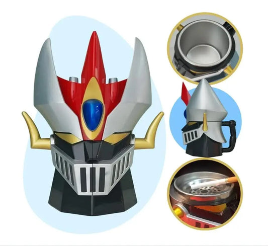 Mugs Cup Transforming Autobots Coffee Mug with Lid Stainless Steel Water Cup Can Be Used As An Ashtray with Filter Element 410ML