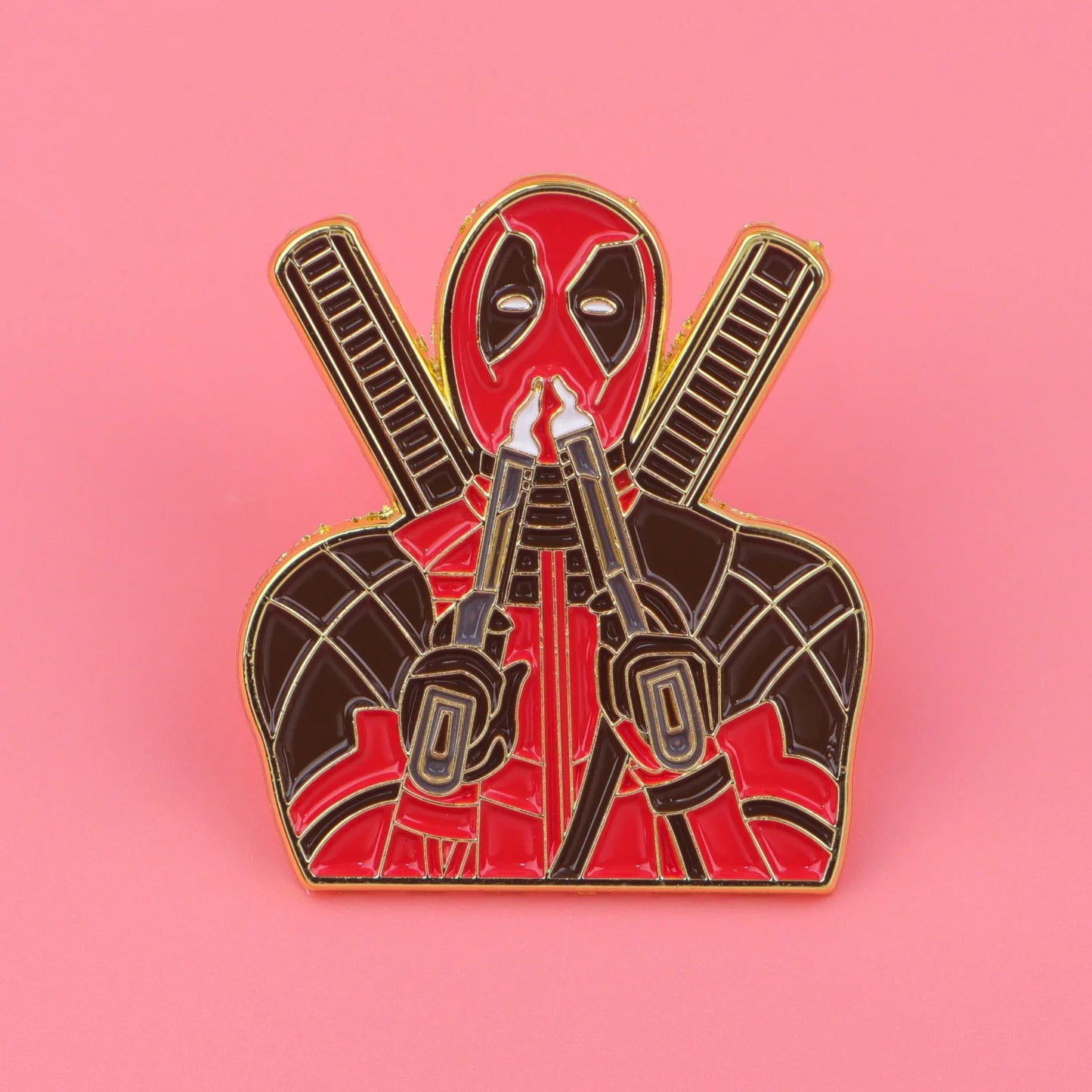 Cartoon Stitch Pin Movie Deadpool Hero Brooches for Women Men Lapel Pins Badges Clothes Accessories Cosplay Jewelry Fans Gifts