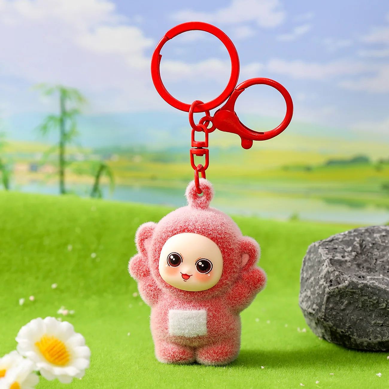 Four Color Cute Doll Series Cartoon Keychains Trendy Small Pendants Cute Gifts Couple Schoolbag Accessories