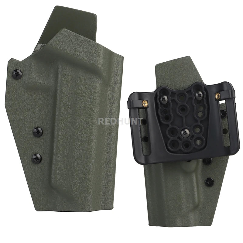 Hunting Gun Holster Kydex Pistol Case Light TLR-1 X400 X300 XC1 Bearing Waist Gun Bag for G17/19/19X/45/43/43X/20/29