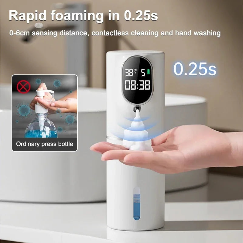 Xiaomi Automatic Soap Dispenser Touchless Foaming Soap Dispenser Smart Display USB Rechargeable Electric 5 Level Adjustable NEW