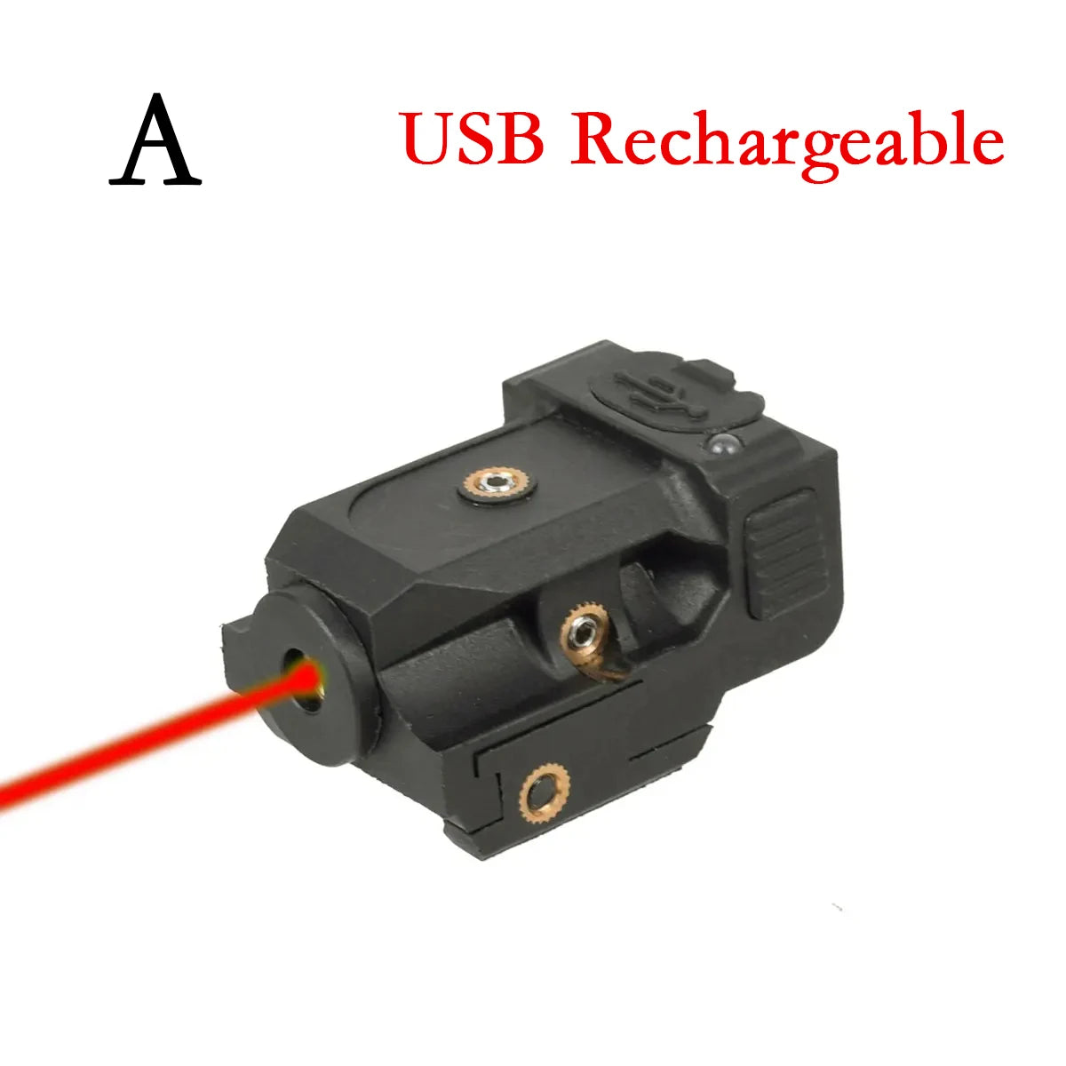 Tactical USB Charging Handgun Red Green Dot Laser Sight Pistol Scope Fit 20mm Rail G17 G19 Taurus G2C Pistol Training Laser
