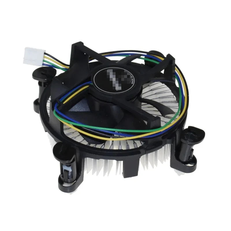 CPU Cooler Aluminum With 3.5-Inch Fan, 4-Pin Connector For Office PC Computer Intel Core I3/i5/i7 Socket 1150/1155/1156