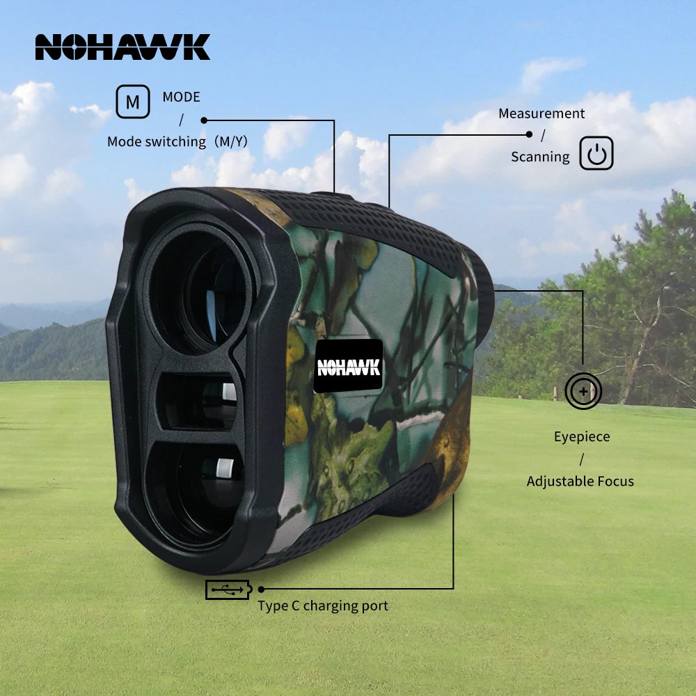 Hunting Laser Rangefinder 1000m Hunting Range Finder with Target Acquisition Technology Clear Accurate Rangefinders for Hunters