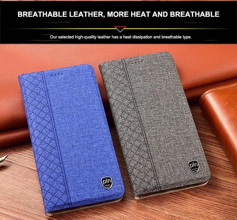 Luxury Cloth Leather Magnetic Flip Phone Case For XiaoMi Mi Mix 2 2s 3 4 Mi Max 2 3 4 Pro With Kickstand Cover
