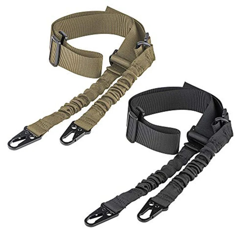 Tactical 3 Point Rifle Sling - AR15 Shotgun Airsoft Gun Belt Paintball Military Shooting Hunting Adjustable Strap