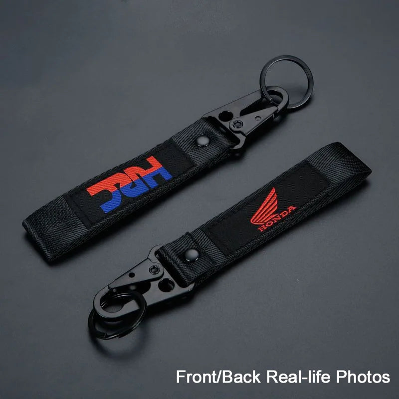 Car KeyChain Lanyard Key Strap Motorcycle Keyring Phone Lanyard Durable Motorcycle Accessories For Honda CB400 CB650 FCBF HRC