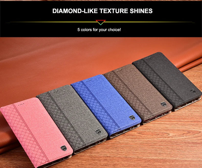 Luxury Cloth Leather Magnetic Flip Phone Case For XiaoMi Mi Mix 2 2s 3 4 Mi Max 2 3 4 Pro With Kickstand Cover
