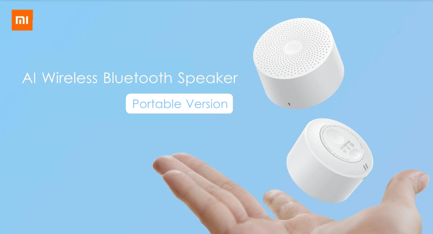 Original Xiaomi AI Portable Version Wireless Bluetooth Speaker Smart Voice Control Handsfree Bass Speaker For Smart Home Life