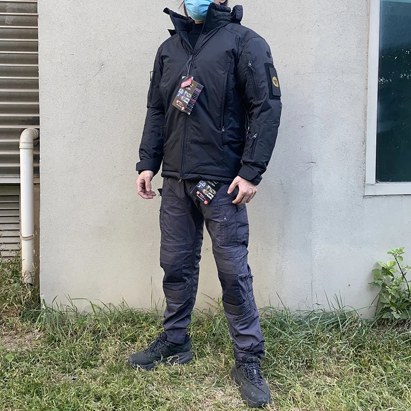 Tactical Jacket HIG4.0 Polar Warfare Series Outdoor Thickened Warm Cotton-padded Coat Cold-proof Cotton Jacket Windproof