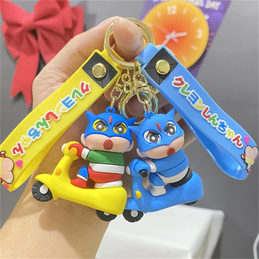 Fun Cute Cartoon characters Keychain Cute Doll Pendant Car Key Ring Ornaments Accessories Jewelry Gifts for Friends