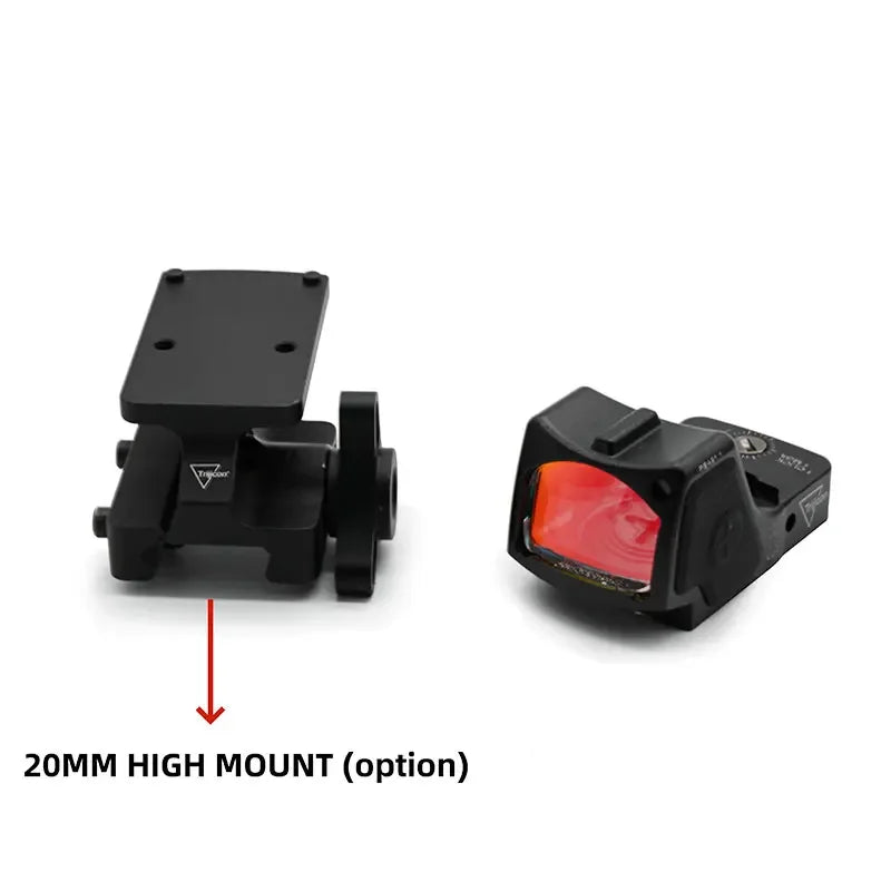Tactical R-R HD Reflex Red Dot Sight For GLOCK Pistol Handgun Full Multi Coated Lenses Fit Rifle Airsoft Picatinny Rail Mount