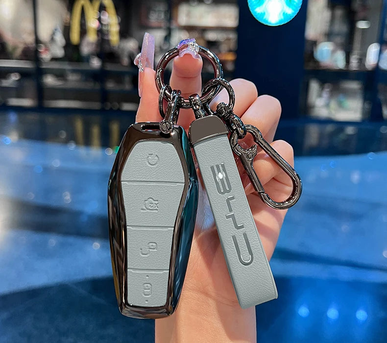 Car Accessories Key Case Holder Cover Buckle For BYD Atto 3 Han EV Dolphin Durable Second Song Pro Tang Dm QIn PLUS MAX Yuan