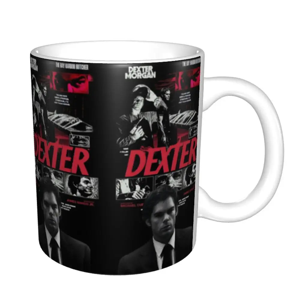 Customized Dexter Morgan Mugs DIY Movie Ceramic Milk Tea Coffee Cup