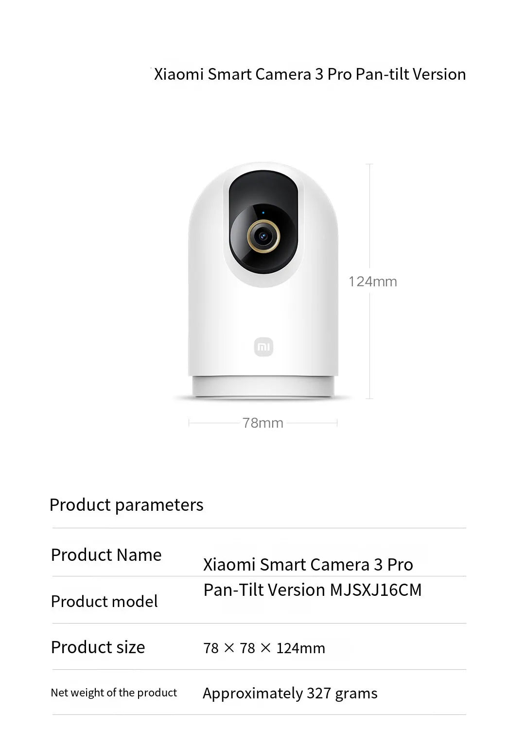 Xiaomi Mijia APP PTZ Pro 2K 3 Megapixels 360° Panoramic bluetooth4.2 Smart IP Camera AI Detection Two-way Intercom Home Security