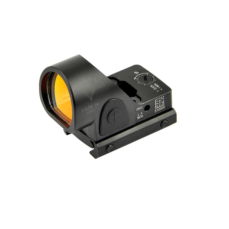 Airsoft-Tactical S-R-O Red Dot Sight, Super Bright, Can Be Used under Strong Light Environment, Small Parallex Clear Lens