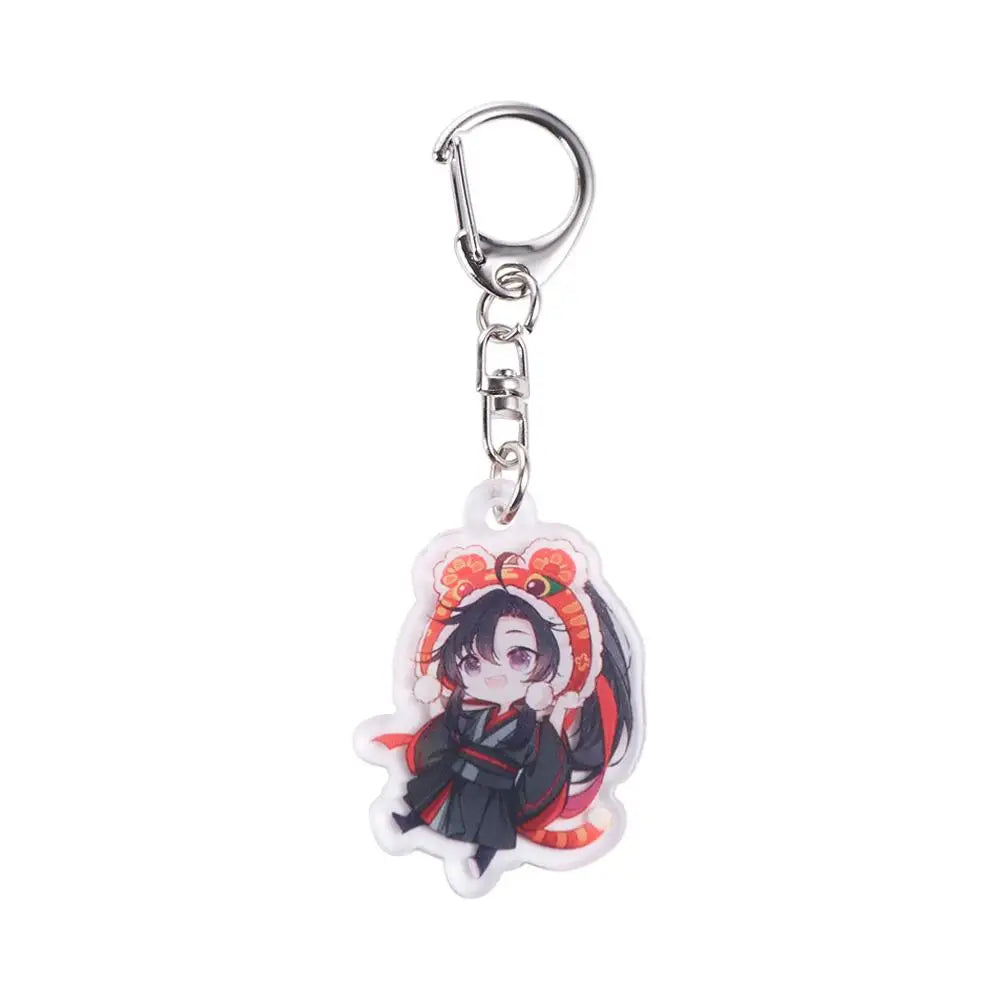 Mo Dao Zu Shi Mo Dao Zu Shi Keychain Wei Wuxian Anime BL Anime Acrylic Keyring Lan Wangji Cartoon