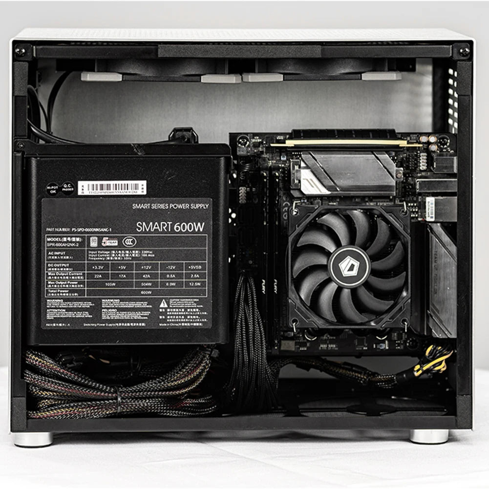 ID-Cooling IS-40X V3 CPU Cooler Height Super Slim CPU Radiator 4 Heatpipe 9cm Cooling Fan for INTEL LGA1700 11200 15X AM5 AM4