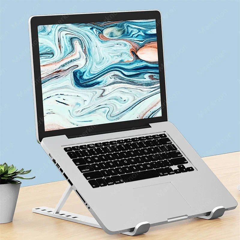 Adjustable Laptop Stand Portable Foldable Notebook Bracket Computer Monitor Holder For Macbook Air iPad Tablets Base Accessories