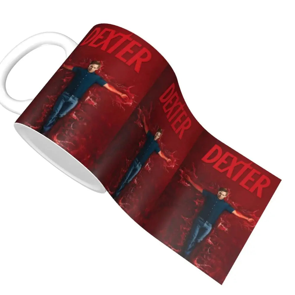 Customized Dexter Morgan Mugs DIY Movie Ceramic Milk Tea Coffee Cup