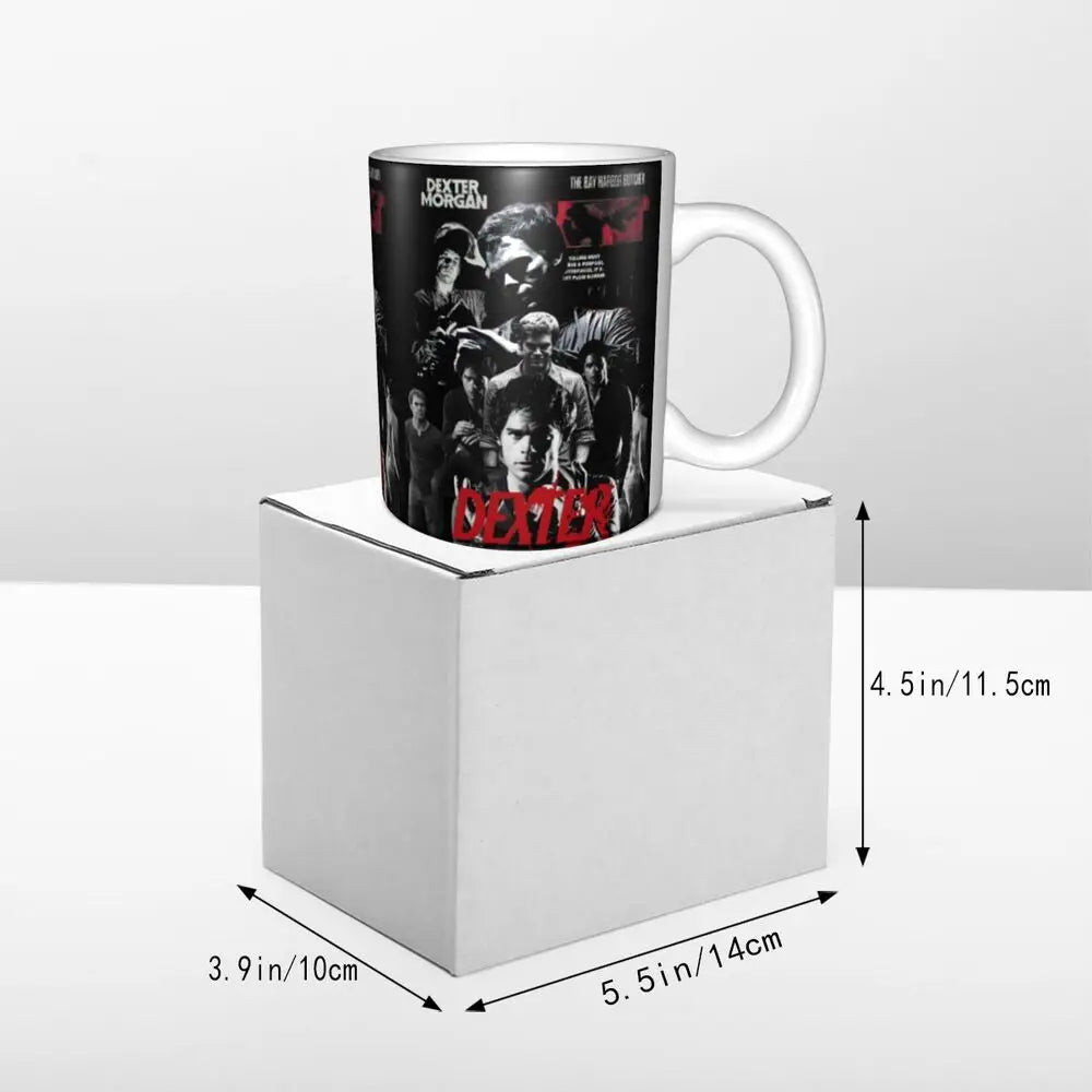 Customized Dexter Morgan Mugs DIY Movie Ceramic Milk Tea Coffee Cup