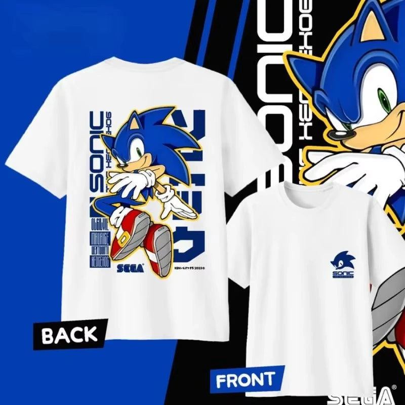 2025 Short Sleeve Shadow The Hedgehog T-Shirtv Heroes Tee Sonic T-Shirt Heroes Vintage Tee Fans Men Women Loose Cotton Top
