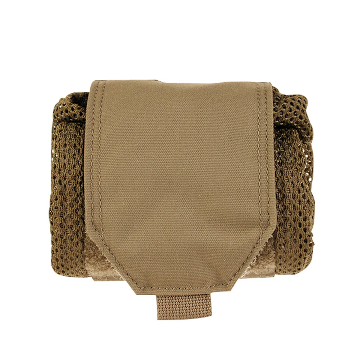 Tactical Folding Water Bottle Mesh Bag Miscellaneous Storage Waist Hanging Bag MOLLE Tactical Mesh Mesh Grid Recycling EDC Bag