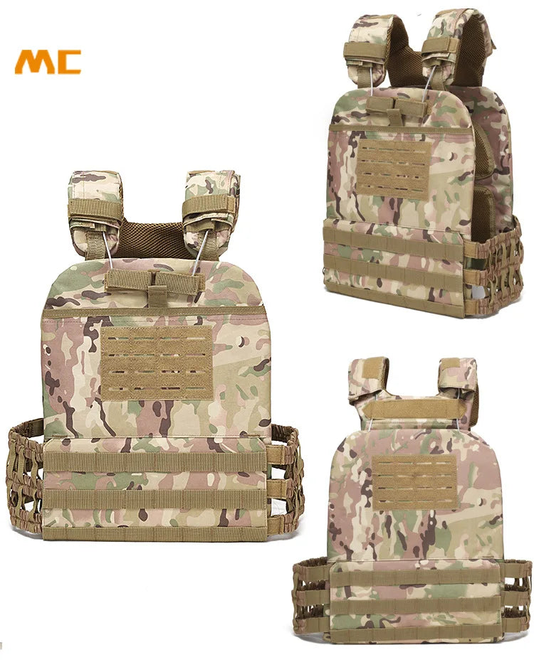 Tactical Vest Military Combat Armor Vests Mens Tactical Hunting Vest Adjustable Armor Outdoor CS Training Vest Waterproof