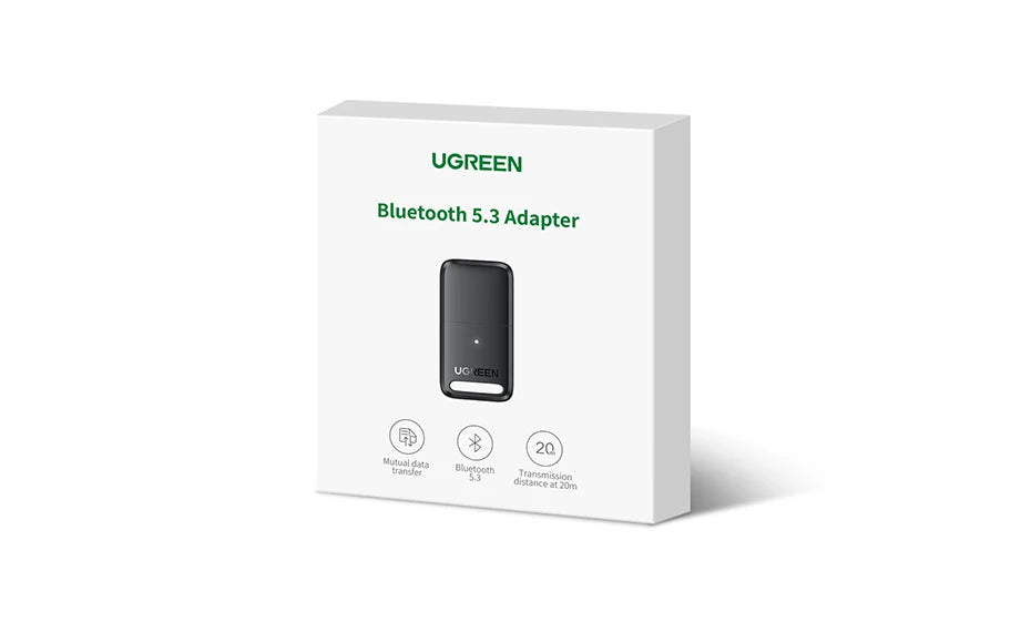 UGREEN 2 in 1 USB Bluetooth 5.4 Dongle Adapter for PC Speaker Wireless Mouse Music Audio Receiver Transmitter Bluetooth 5.0