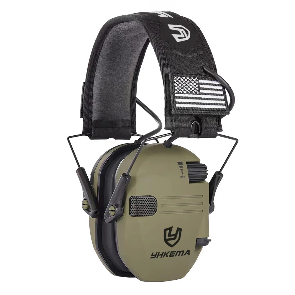 Gun Range Shooting Active Headset Headphones for Hunting Electronic Hearing Protection Ear Protect Noise Reduction Earmuff