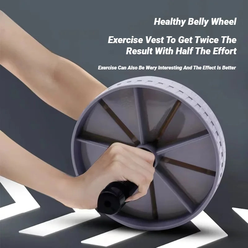 1Pcs Abdominal Wheel Strong Load Bearing Non-slip Roller Strengthen Muscle Exercise Equipment Fitness Training Home Use Silent