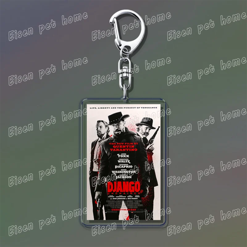 Popular Classic Movies Keychains for Accessories Bag Jaws Fight Club Avatar Films Pendant Key Chains Keyrings Jewelry Fans Gifts