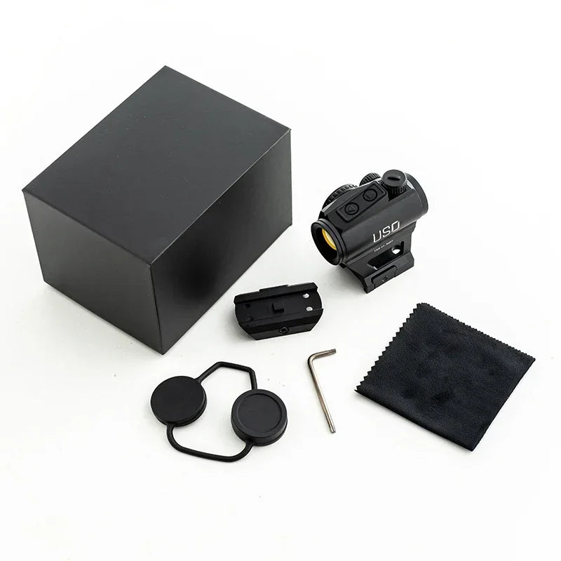 U.S. Optics DRS 2.0 Red Dot Sight 6 MOA Dot Dynamic Reflex Optic Picatinny Rail Mount Compact Pistol/Handgun Tactical Sight