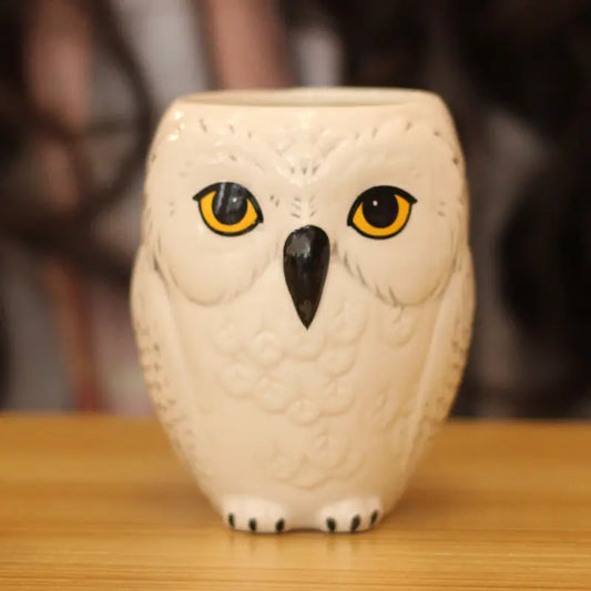 Harry Potter Three-Dimensional 3d Relief Mug Hedwig Owl Mug Admission Notice Messenger Ceramic Cup Owl Mug Office Coffee Cup